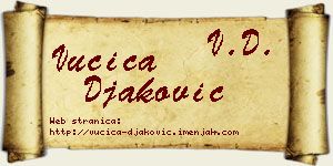 Vučica Đaković vizit kartica